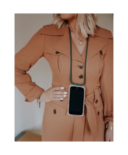 Lookabe Necklace iPhone X/Xs gold green loo013 – 7