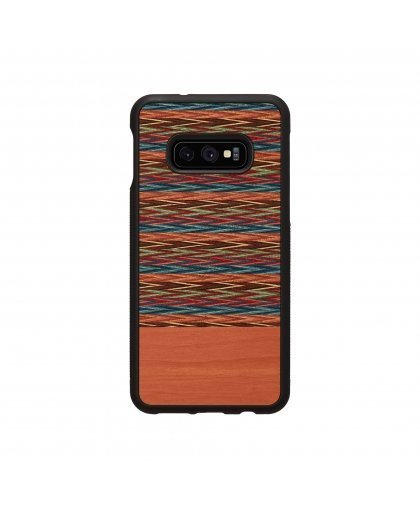 MAN&WOOD SmartPhone case Galaxy S10e browny check black