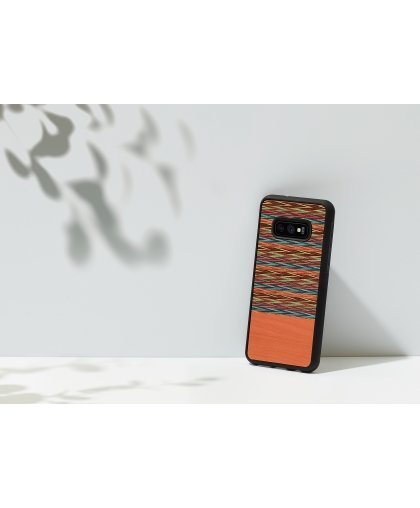 MAN&WOOD SmartPhone case Galaxy S10e browny check black – 3