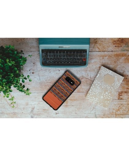 MAN&WOOD SmartPhone case Galaxy S10e browny check black – 4