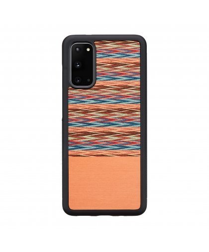 MAN&WOOD case for Galaxy S20 browny check black
