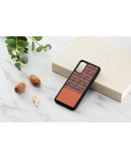 MAN&WOOD case for Galaxy S20 browny check black – 3