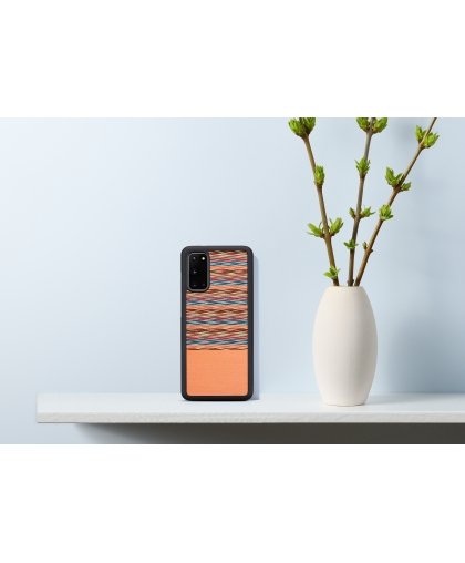 MAN&WOOD case for Galaxy S20 browny check black – 5