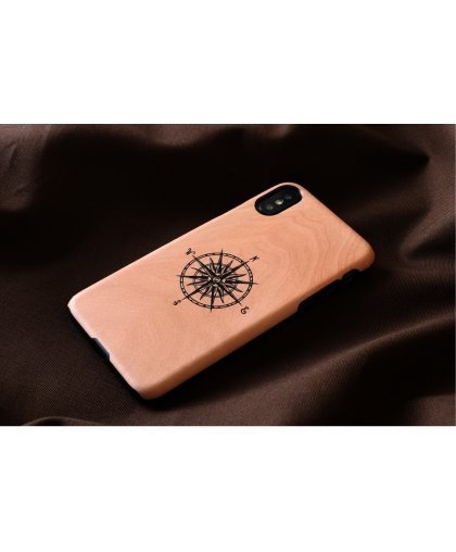 MAN&WOOD SmartPhone case iPhone X/XS compass black – 2