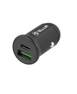 Tellur Car Charger PD60W QC30W FCC7 black