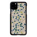 MAN&WOOD SmartPhone case iPhone 11 Pro Max blue triangle black MAN&WOOD SmartPhone case iPhone 11 Pro Max blue triangle black