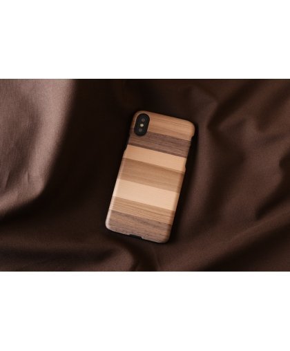 MAN&WOOD SmartPhone case iPhone X/XS sabbia black – 4