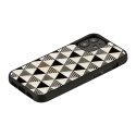 iKins case for Apple iPhone 12 mini pyramid black iKins case for Apple iPhone 12 mini pyramid black