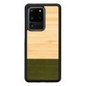 MAN&WOOD case for Galaxy S20 Ultra bamboo forest black MAN&WOOD case for Galaxy S20 Ultra bamboo forest black