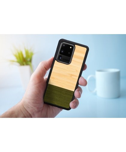 MAN&WOOD case for Galaxy S20 Ultra bamboo forest juodas – 4