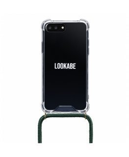 Lookabe Necklace iPhone 7/8+ gold green loo012