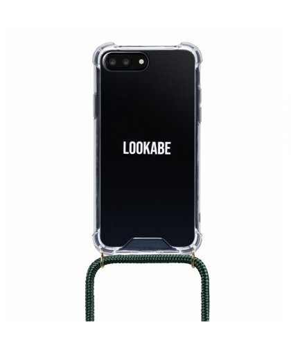 Lookabe Necklace iPhone 7/8+ gold green loo012