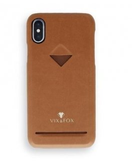 VixFox Card Slot Back Shell for Samsung S9 caramel brown