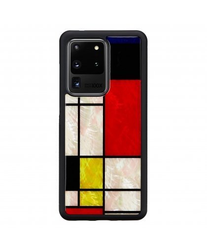 iKins case for Samsung Galaxy S20 Ultra mondrian black