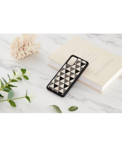 iKins case for Samsung Galaxy S20+ pyramid black – 3