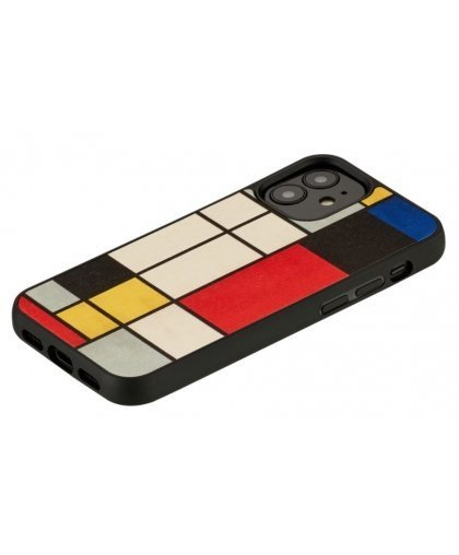 MAN&WOOD case for iPhone 12 mini mondrian wood black – 2