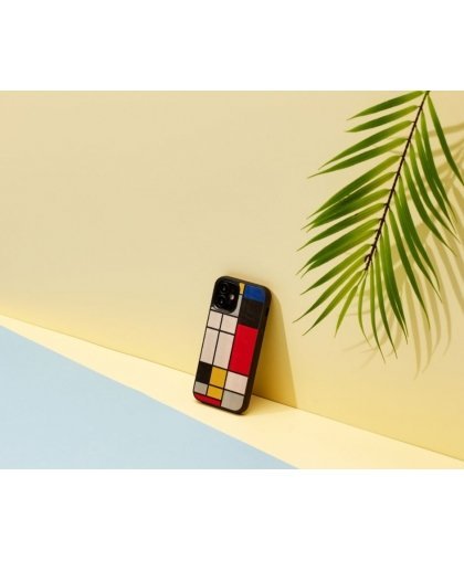 MAN&WOOD case for iPhone 12 mini mondrian wood black – 3