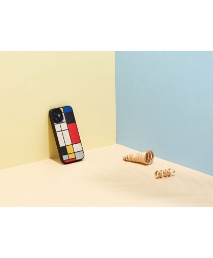 MAN&WOOD case for iPhone 12 mini mondrian wood black – 4