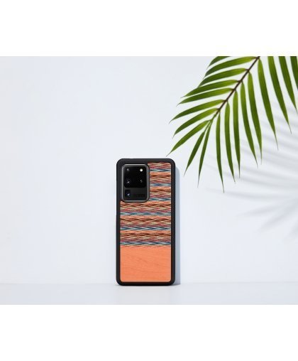 MAN&WOOD case for Galaxy S20 Ultra browny check black – 5