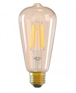 Tellur WiFi Filament Smart Bulb E27, amber, white/warm, dimmer