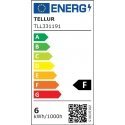 Tellur WiFi Filament Smart Bulb E27, amber, white/warm, dimmer