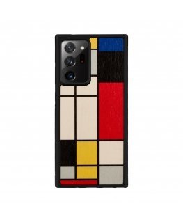 MAN&WOOD case for Galaxy Note 20 Ultra mondrian wood black