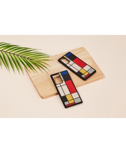 MAN&WOOD case for Galaxy Note 20 Ultra mondrian wood black – 3