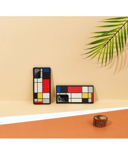 MAN&WOOD case for Galaxy Note 20 Ultra mondrian wood black – 4