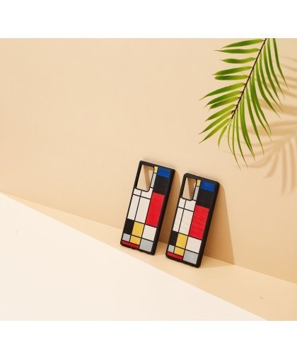 MAN&WOOD case for Galaxy Note 20 Ultra mondrian wood black – 5