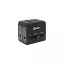 Sbox TA-23 Universal Travel Adapter with Dual USB Charger Sbox TA-23 Universal Travel Adapter with Dual USB Charger
