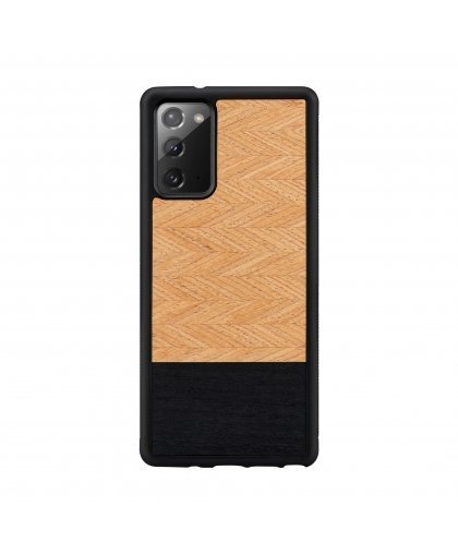 MAN&WOOD case for Galaxy Note 20 herringbone nero black
