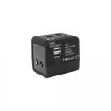 Sbox TA-23 Universal Travel Adapter with Dual USB Charger Sbox TA-23 Universal Travel Adapter with Dual USB Charger
