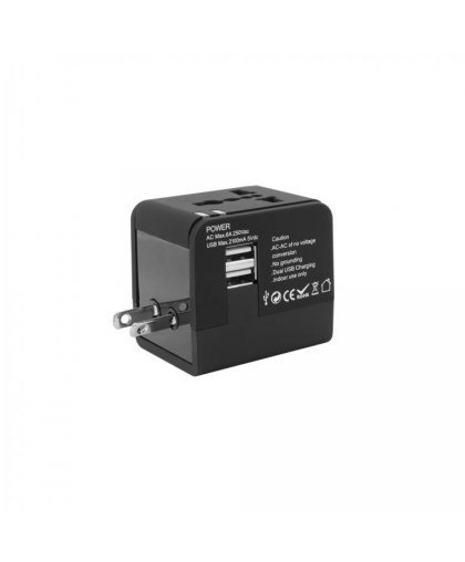 Sbox TA-23 Universal Travel Adapter with Dual USB Charger – 3