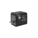 Sbox TA-23 Universal Travel Adapter with Dual USB Charger Sbox TA-23 Universal Travel Adapter with Dual USB Charger