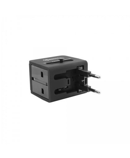 Sbox TA-23 Universal Travel Adapter with Dual USB Charger – 5