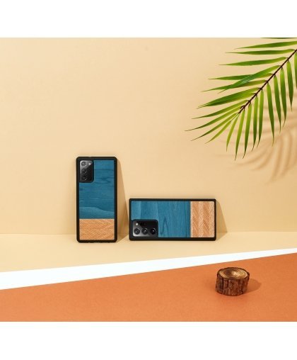 MAN&WOOD case for Galaxy Note 20 Ultra denim juodas – 4
