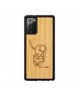 MAN&WOOD dėklas skirtas Galaxy Note 20 cat su fish
