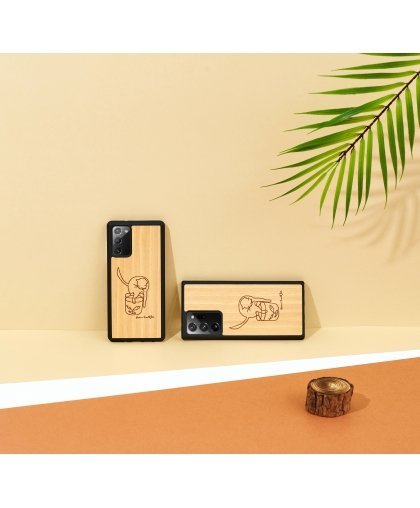 MAN&WOOD case for Galaxy Note 20 cat with fish – 4