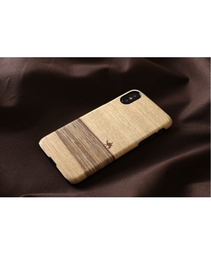 MAN&WOOD SmartPhone case iPhone X/XS terra black – 3