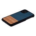 MAN&WOOD SmartPhone case iPhone 11 denim juodas MAN&WOOD SmartPhone case iPhone 11 denim juodas