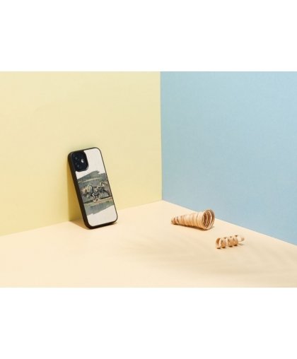 MAN&WOOD case for iPhone 12 mini white bull – 4