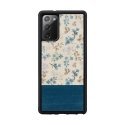 MAN&WOOD case for Galaxy Note 20 blue flower black MAN&WOOD case for Galaxy Note 20 blue flower black