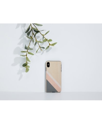 MAN&WOOD SmartPhone case iPhone XS Max pink suit black – 3