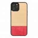 MAN&WOOD case for iPhone 12 Pro Max miss match juodas MAN&WOOD case for iPhone 12 Pro Max miss match juodas