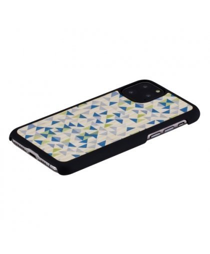 MAN&WOOD SmartPhone case iPhone 11 Pro blue triangle black – 2