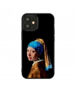 iKins case for Apple iPhone 12 mini girl with a pearl earring