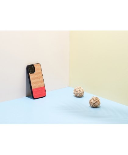 MAN&WOOD case for iPhone 12 Pro Max herringbone azalea black – 3