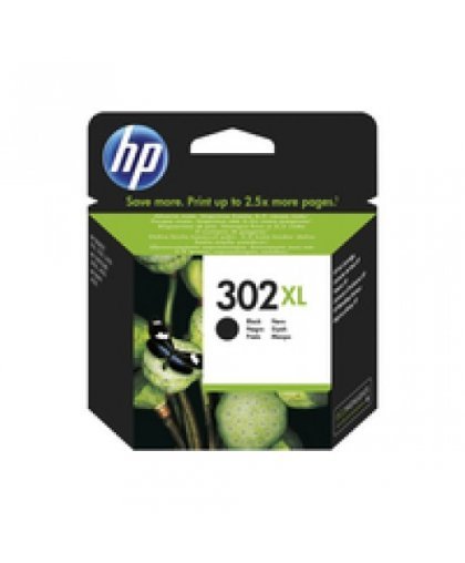 HP F6U68AE No.302XL (Melna)