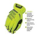 Mechanix Wear Gloves Mechanix FastFit® HiViz yellow size 11 / XL. Wrinkled cuff, faux leather, TrekDry®, reflective inscriptions Mechanix Wear Gloves Mechanix FastFit® HiViz yellow size 11 / XL. Wrinkled cuff, faux leather, TrekDry®, reflective inscriptions