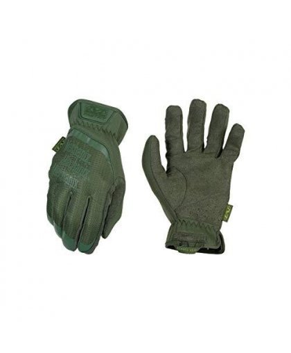 Mechanix Wear Gloves Mechanix FastFit® Olive Drab, green size 11 / XL. Wrinkled cuff, faux leather, TrekDry® – 5